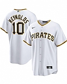 Nike Pittsburgh Pirates #10 Bryan Reynolds White Cool Base Jersey,baseball caps,new era cap wholesale,wholesale hats